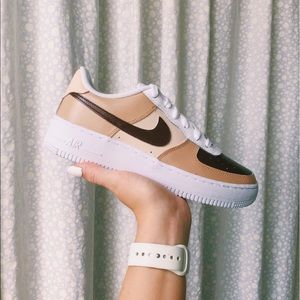 Colorblock “caramel mocha” AF1’s ☕️🤎